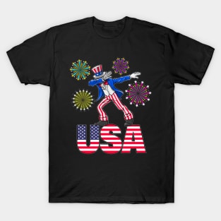 Uncle Sam Dab T-Shirt